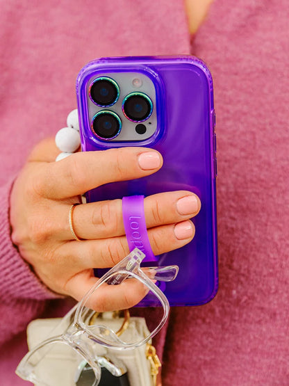 Clear Neon Purple