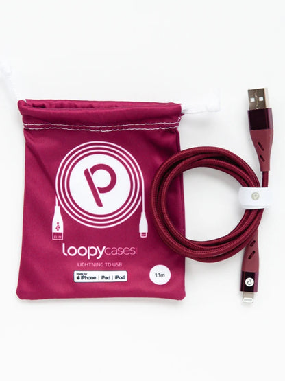 Loopy Charging Cables - Lightning to USB-A (1.1m / 3.6ft)