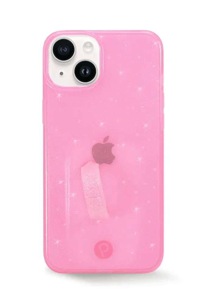 Clear Sparkle Pink