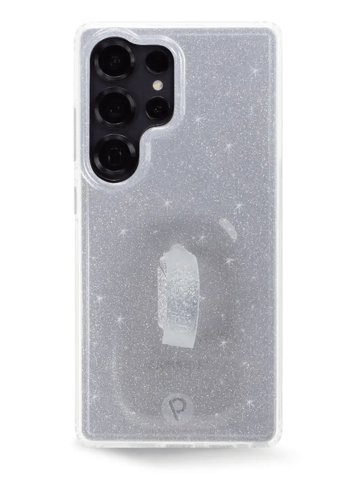 Clear Sparkle Silver