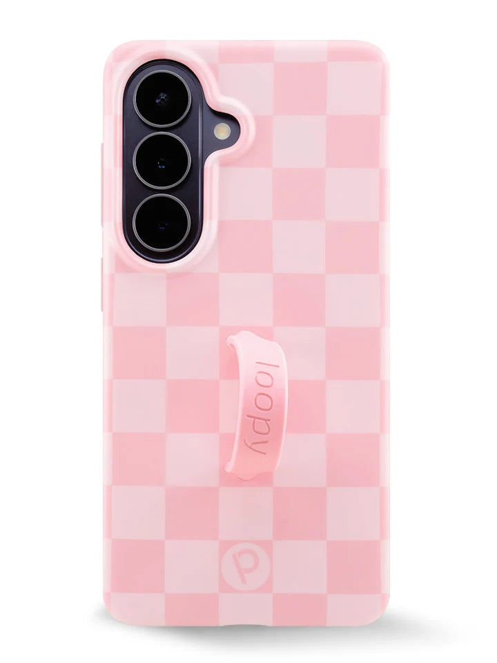 Blush Checkered
