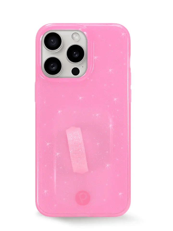 Clear Sparkle Pink