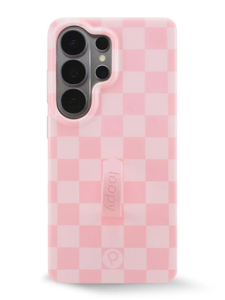 Blush Checkered