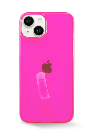 Clear Neon Pink