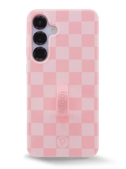 Blush Checkered