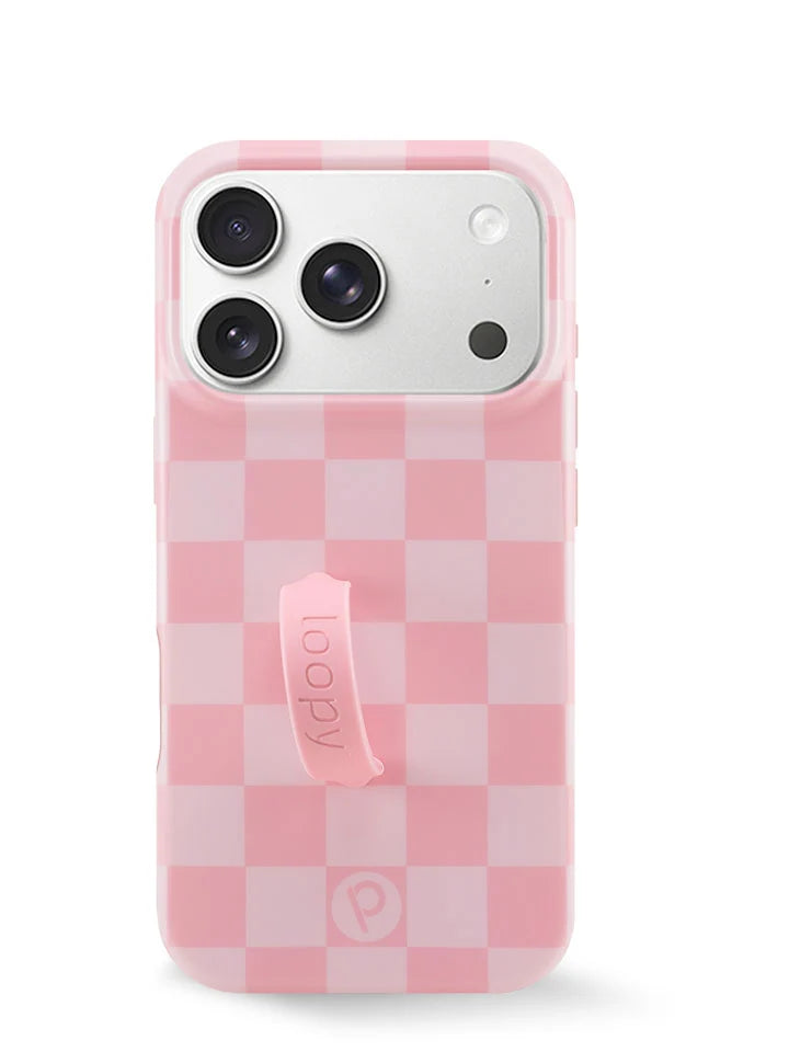 Blush Checkered