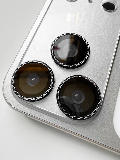 Full Coverage Diamond Cut Camera Tempered Glass