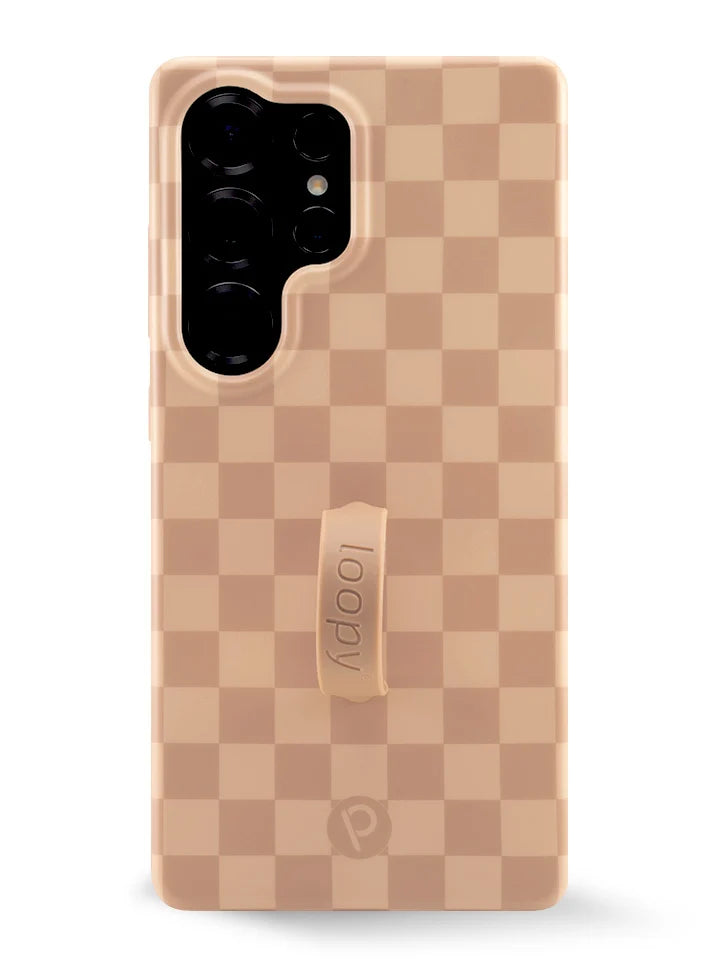 Caramel Checkered