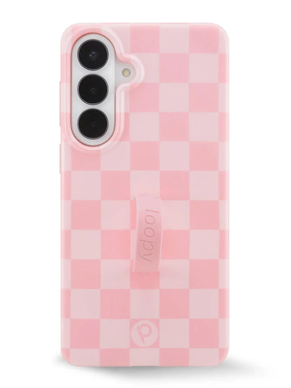 Blush Checkered