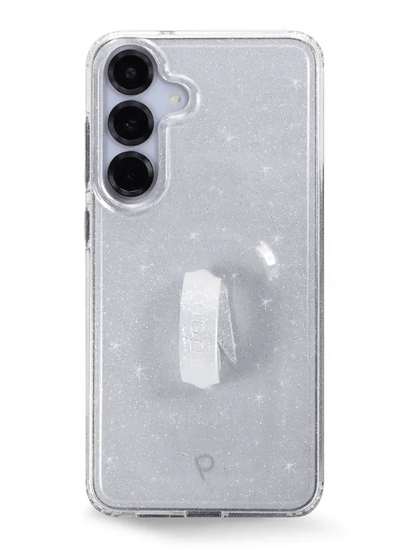 Clear Sparkle Silver