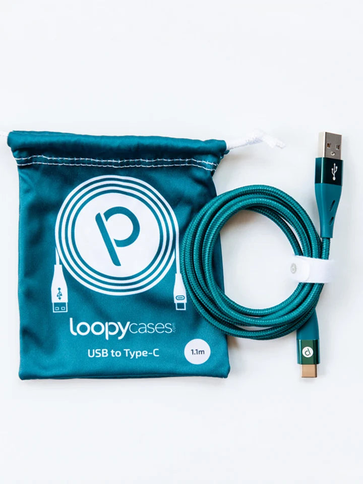 Loopy Charging Cables - Type C (1.1m / 3.6ft)