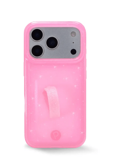 Clear Sparkle Pink