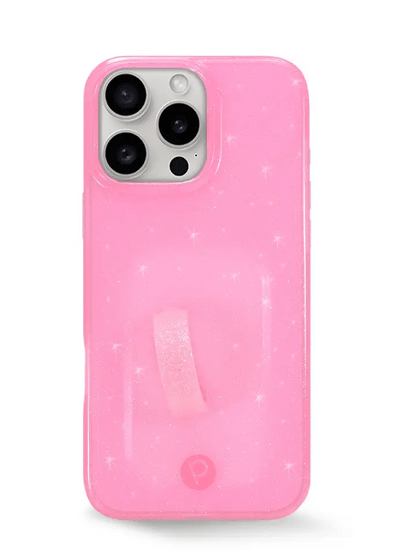 Clear Sparkle Pink