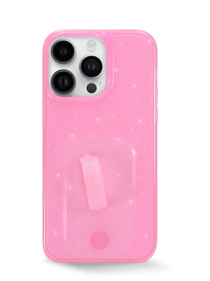 Clear Sparkle Pink