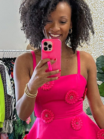 Clear Neon Pink